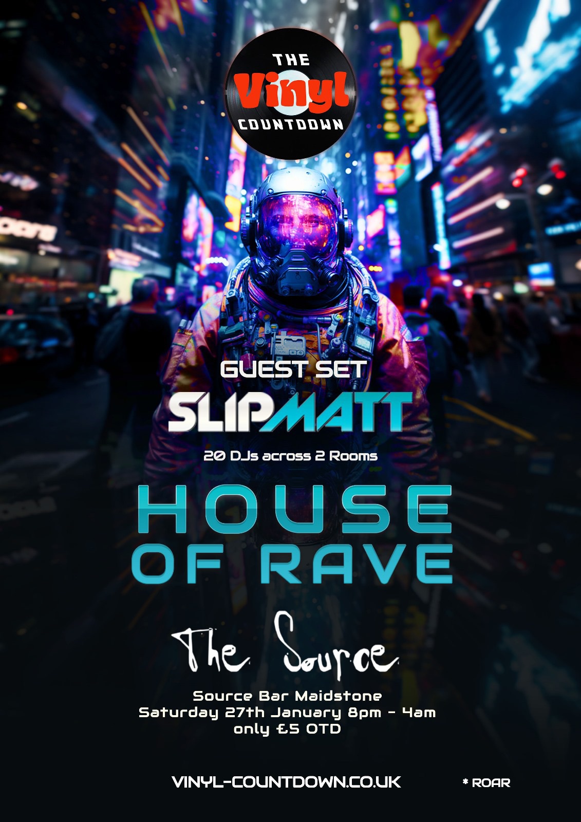 House of Rave Source Bar Maidstone SlipMatt